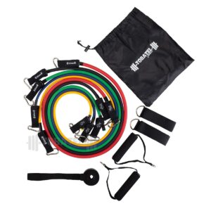 Set Kit 5 Bandas Elásticas De Entrenamiento (incluye bolso)